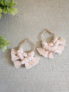 Fringe Hoop Earrings - Small